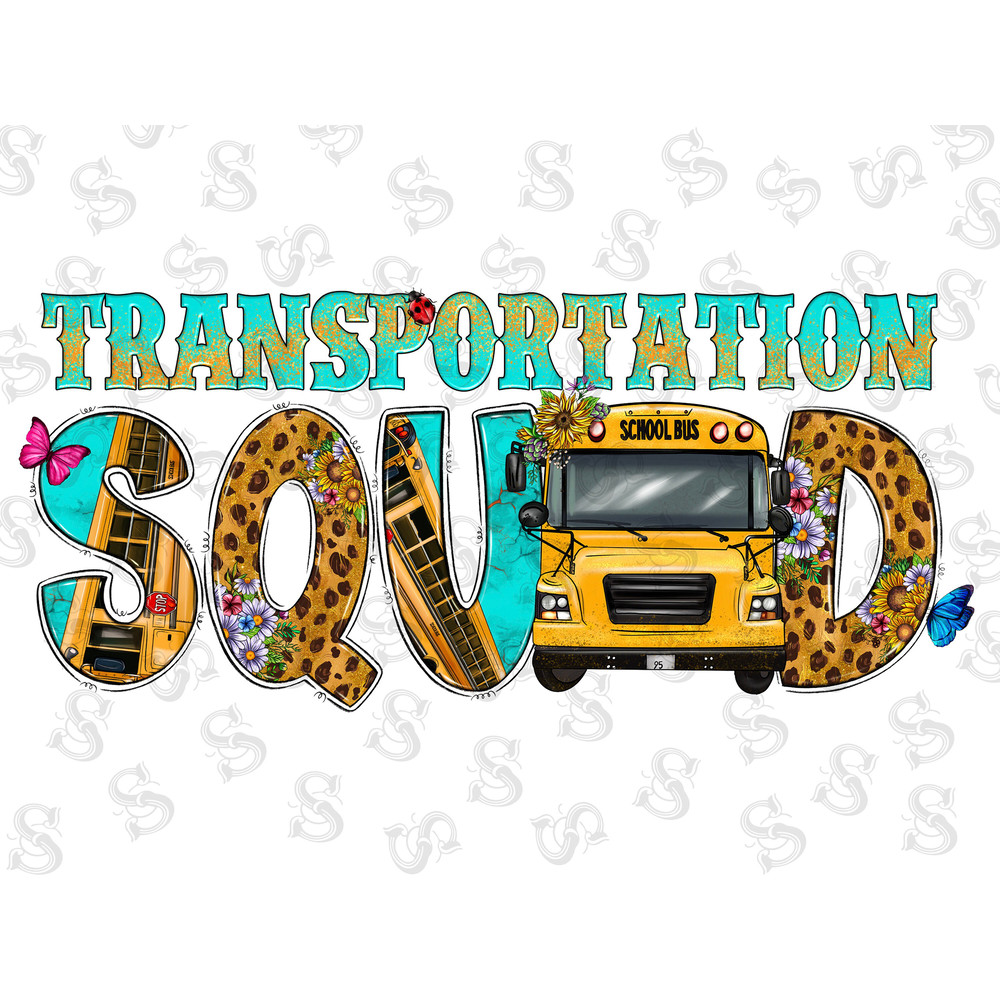 Transportation Squad Png, Western School Bus Design,Western School Bus Png,Bus Driver Png,School Bus Sublimation Design Png,Digital Download - 1.jpg