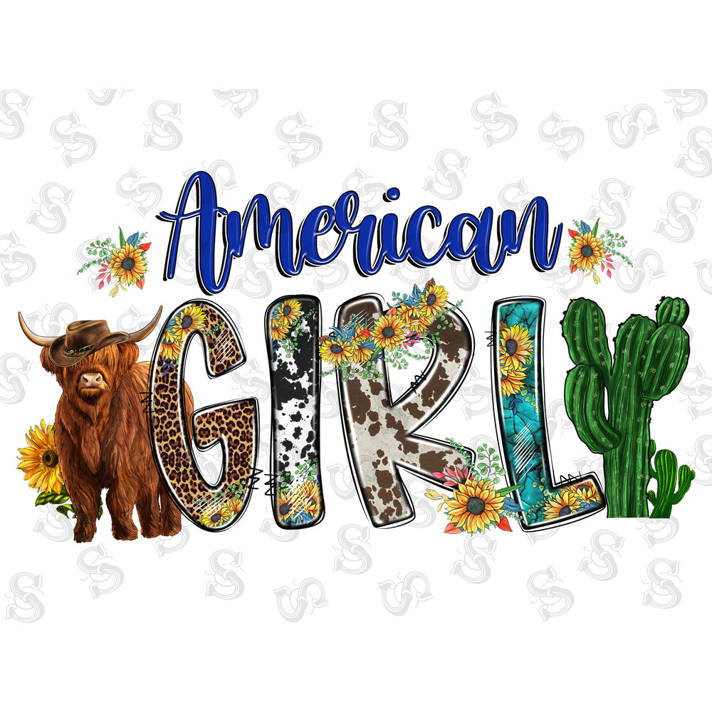 Western American Girl Png Sublimation Design,Western Png,American Girl Png,Cow Png,Western Cactus Png,Sunflower Png,Cowgirl,Digital Download - 1.jpg