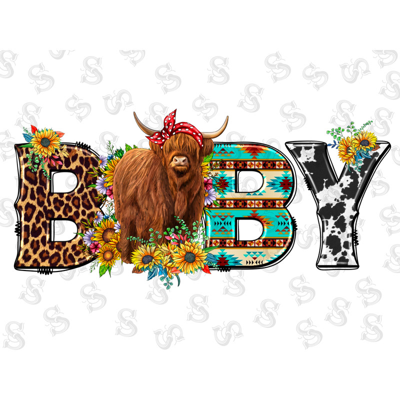 Western Baby Cow Png, Western Design, Baby Cow Png, Baby Png, Sublimation Designs Downloads, Digital Download, Western Png, Cowhide, cow png - 1.jpg