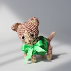 Tiny Crochet Chihuahua Amigurumi Dog fathers day gifts ideas