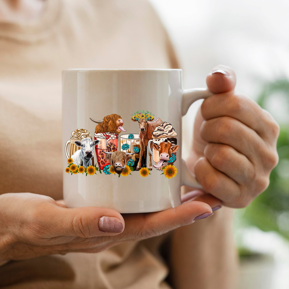 Western Cows Coffee Drink Png Sublimation Design,Cow,Life png,Cow Heifers Design,Gemstone Png,Farm Cow png,Sunflower Png,Digital Download - 3.jpg