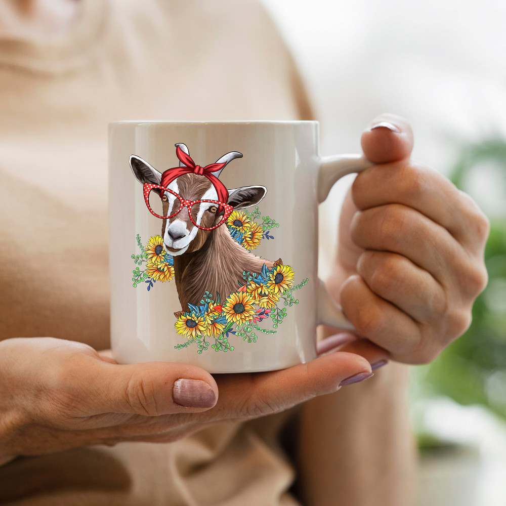 Western Fainting Goat With Sunflowers Bouquet Png Sublimation Design,Animals Fainting Goat,Bouquet Sunflower ,Western Goat,Digital Download - 3.jpg
