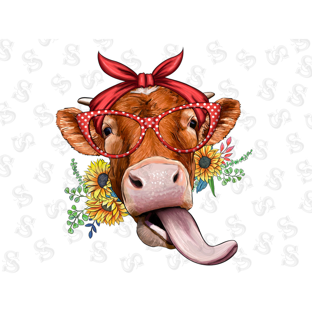 Western Limousine Cattle With Sunflower Bouquet Sublimation Design, Limousin Cattle Png Sublimation Design,Limousin Cattle Png,Western Png, - 1.jpg