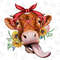 Western Limousine Cattle With Sunflower Bouquet Sublimation Design, Limousin Cattle Png Sublimation Design,Limousin Cattle Png,Western Png, - 1.jpg