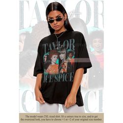 limited taylorswift ice spice shirt, midnight deluxe rapper vintage 90s, midnights deluxe album 2023 vs ice spice, the e