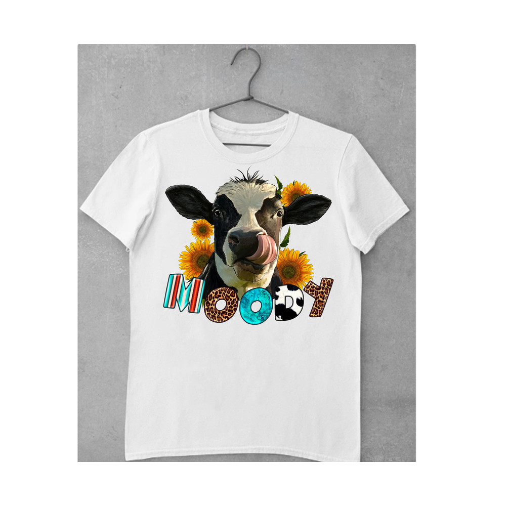 Western Moody Cow Png Sublimation Design, Cow Png, Sunflowers Cow Png, Cow Face Png, Western Cow Png, Animal Png, Digital Download - 2.jpg