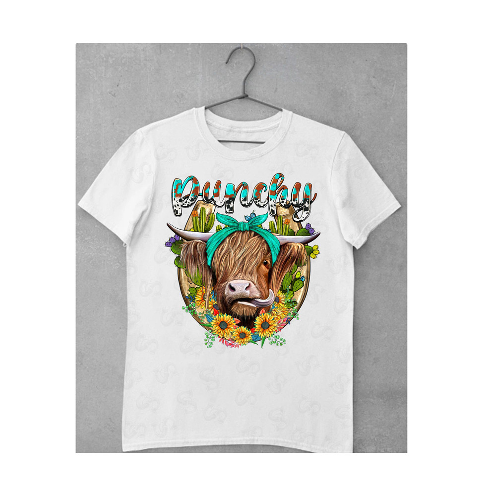 Western Punchy Png, Highland Cow Png, Western punchy png sublimation design download, hand drawn cow png, sunflowers Heifer cow, cow png, - 2.jpg