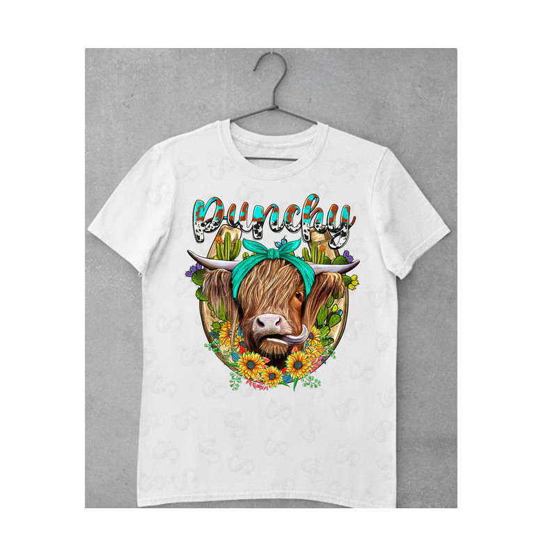 Western Punchy Png, Highland Cow Png, Western punchy png sublimation design download, hand drawn cow png, sunflowers Heifer cow, cow png, - 2.jpg