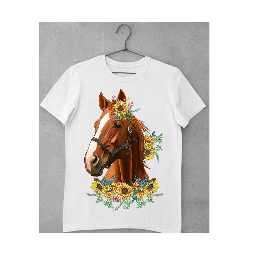 Western Quarter Horse With Sunflower Bouquet Png, Quarter Horse Png Sublimation Design,Quarter Horse Png, Watercolor Horse Png, Digital Png - 2.jpg