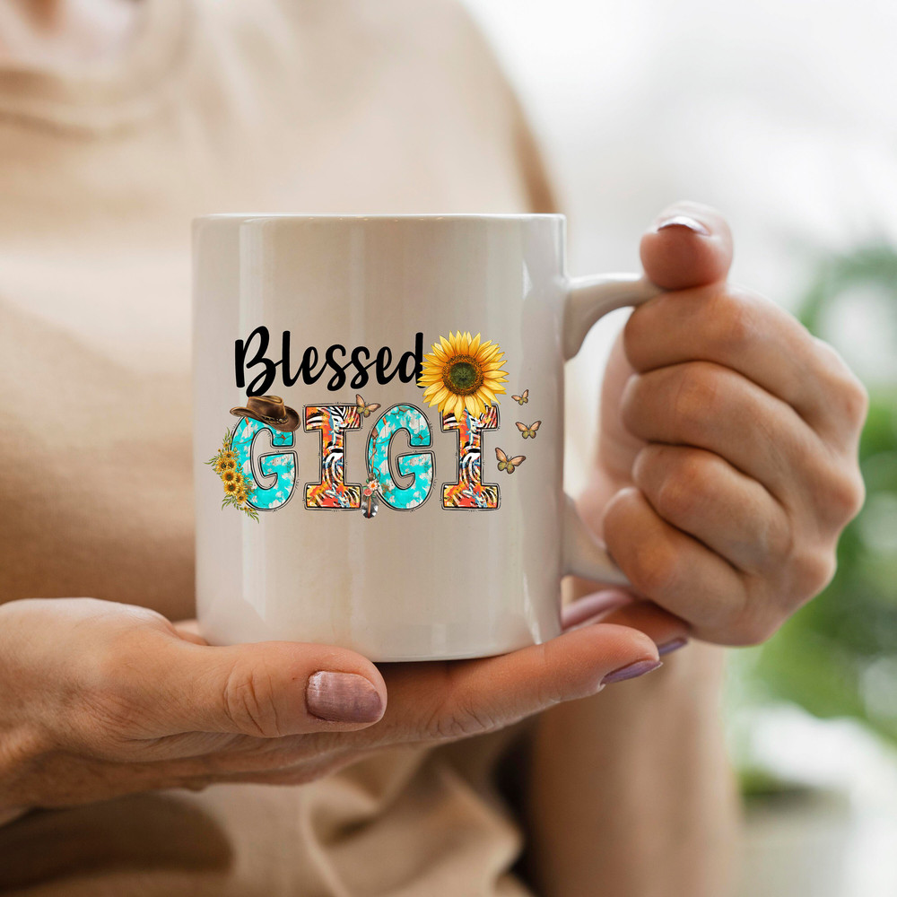 Western Sunflower Blessed Gigi Png, Mother's Day Png, Blessed Gigi Png, Gigi Sublimation Design, Gigi PNG, Sublimation Design - 3.jpg