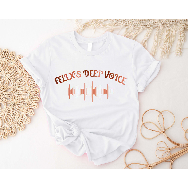 Felix's Deep Voice Shirt, Stray Kids Sweatshirt, SKZ Fan Made Shirts, Korean Singer Inspired Hoodie, Concert Outfits, Stay Fandom Clothing - 1.jpg