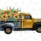 Western Sunflower With Gold Truck Png,Retro Truck Png,Western Png,Truck Clipart,Classic Truck Clipart,Pickup,Sublimation Designs,Download - 1.jpg