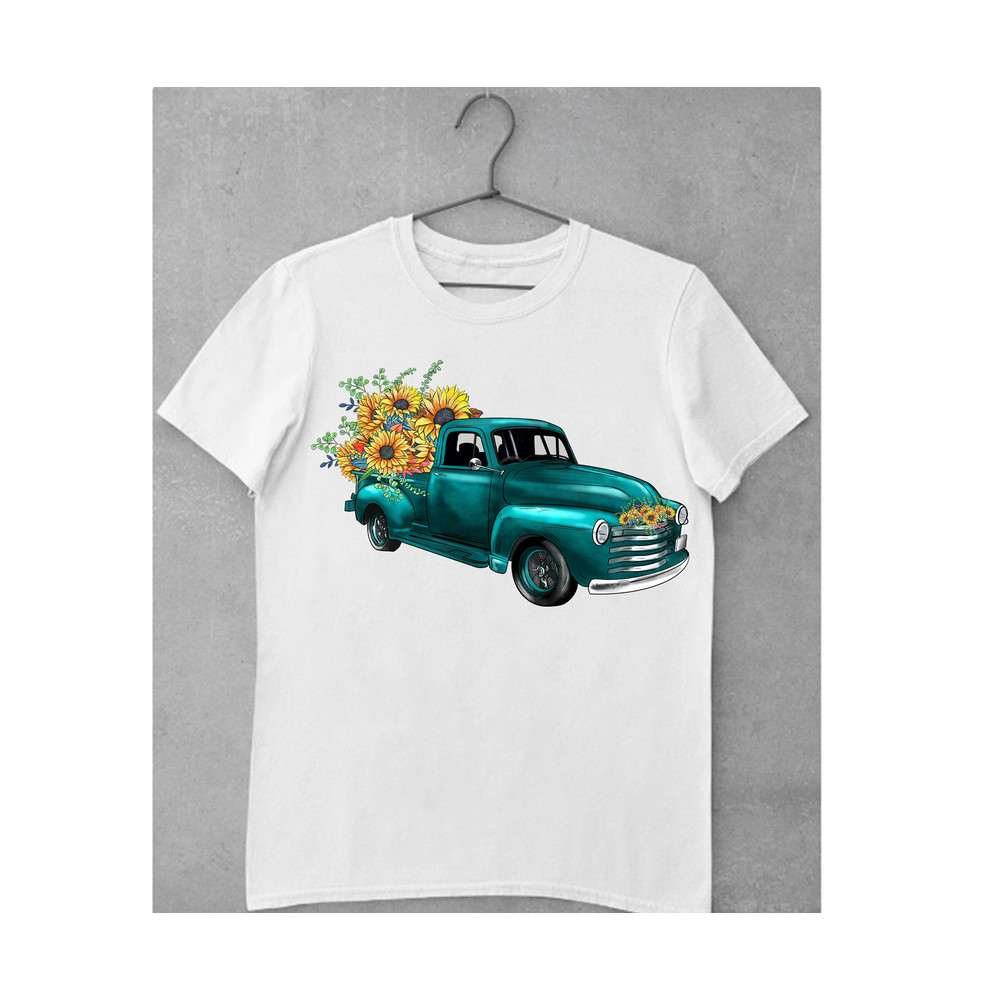 Western Turquoise Truck Png Sublimation Image,Digital Download, Old Turquoise Truck , Junkin Png, Graphic Clipart Sublimation Design - 2.jpg