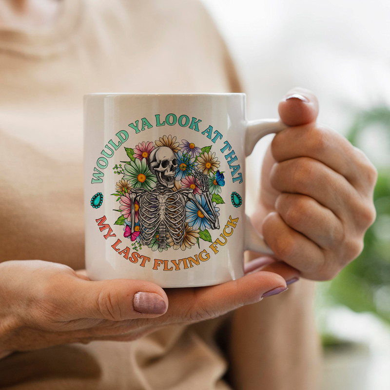 Would Ya Look At That My Last Flying Fuck Skeleton Flower PNG, Motivational Png, Funny Skeleton Design, Dead Inside Png, Digital Download - 3.jpg