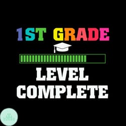 1st grade level complete svg png, 1st grade svg