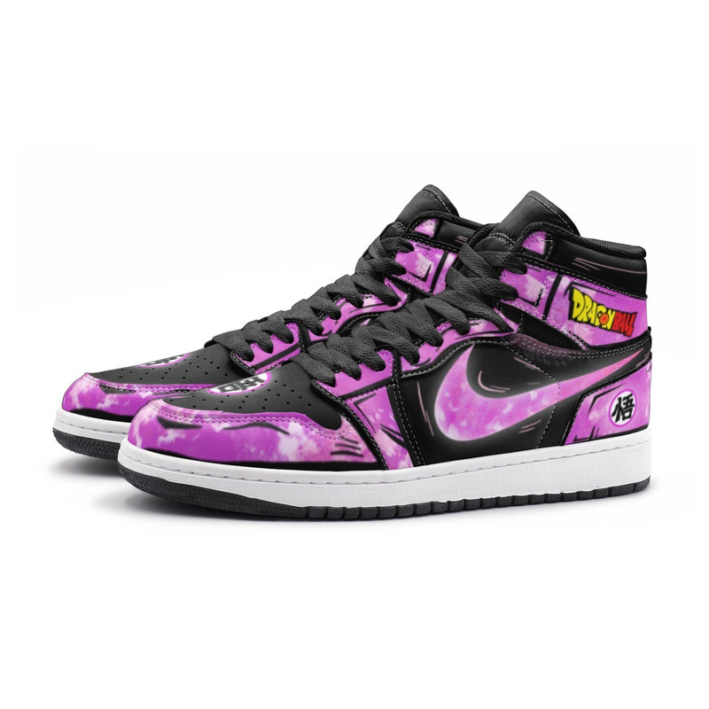 Goku Black Rose Dragon Ball JD1 Shoes, Goku Black Rose Jordan 1 Shoes, Dragon Ball Shoes, Dragon Ball Sneakers