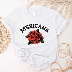 mexicana shirt, mexican women gift, mexico shirts, lati