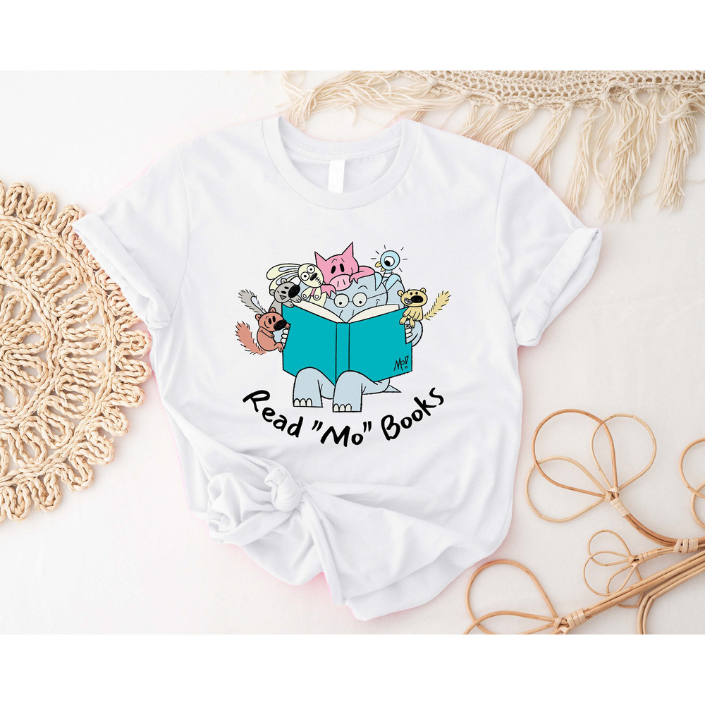 Read Mo Books Shirt, Reading Across America Week Shirts, Mo Willems TShirt, Children Books, Fantasy Reader Toddler, Book Lover Kids T-shirt - 2.jpg