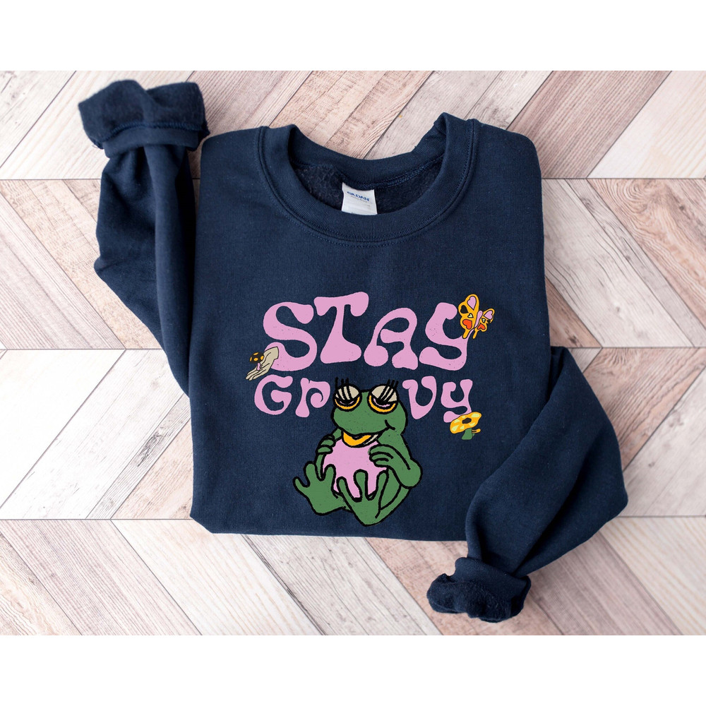 Retro Stay Groovy Shirt, Stay Groovy Sweatshirt, Groovy Birthday Party Outfit, Stay Groovy Retro Tee, Funny Hippie Shirt, Groovy Party Squad - 1.jpg