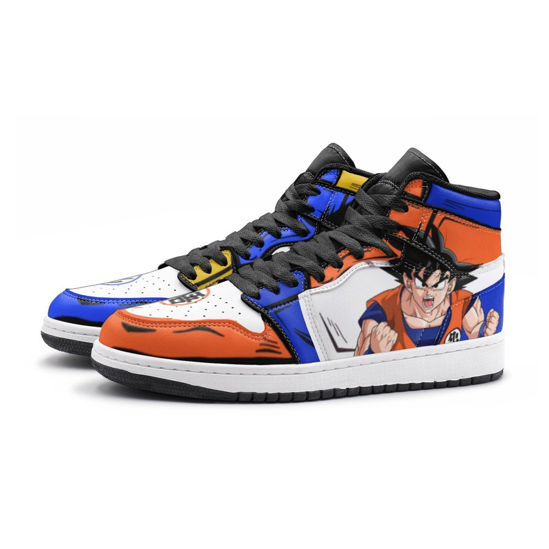 Goku and Vegeta Dragon Ball Z JD1 Shoes, Goku and Vegeta Jordan 1 Shoes, Dragon Ball Z Shoes Sneakers, Goku and Vegeta