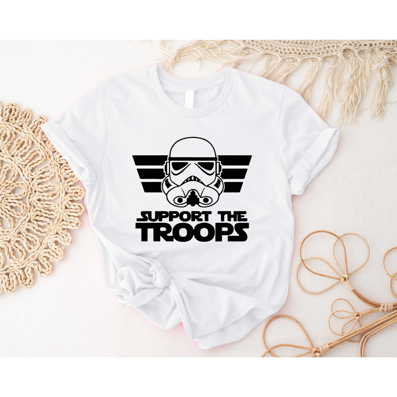 Support the Troops Shirt, Funny Movie T-Shirt, Darth Vader Shirts, Gift Ideas Men Women, Matching T-Shirts, Military Support Shirt - 2.jpg