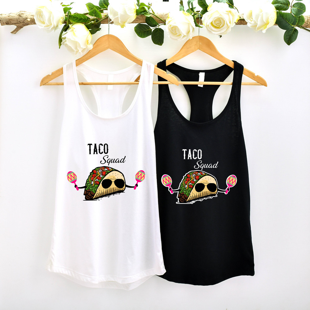 Taco Squad Shirt, Mexican Food Lover Tank Top, Fiesta Family Shirts, Cinco De Mayo T-shirts, Funny Mexican Festival Tanks, Mexico Theme Tees - 2.jpg