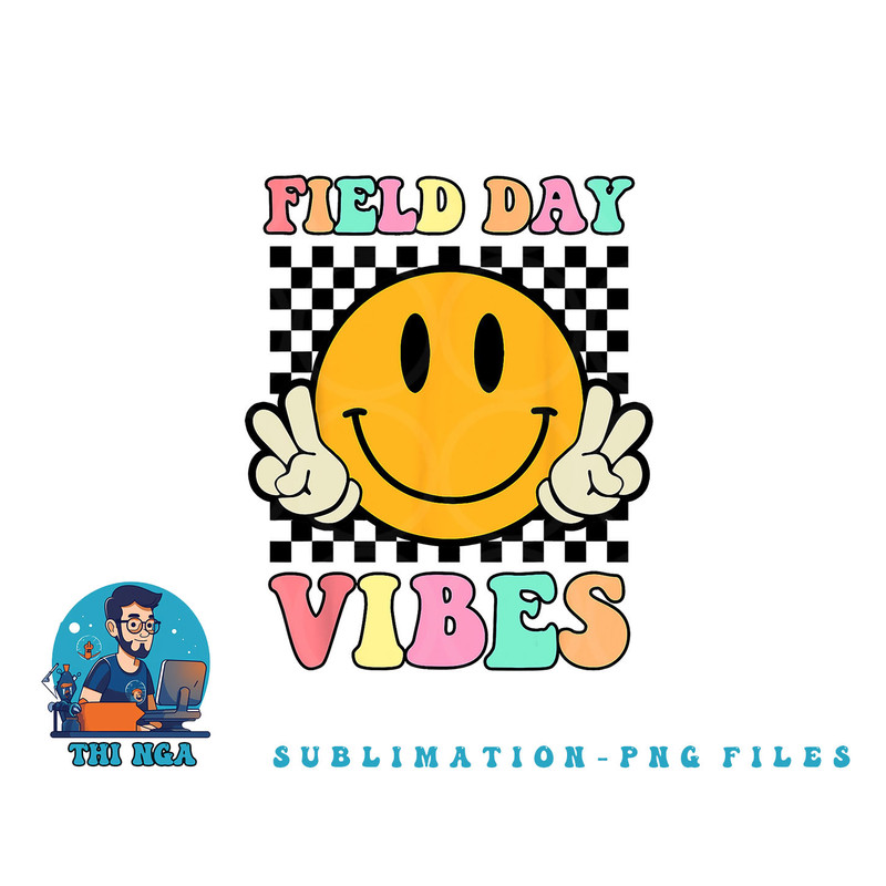 Hippie Field Day Vibes For Teacher Kids Field Day 2023 png, digital download copy.jpg