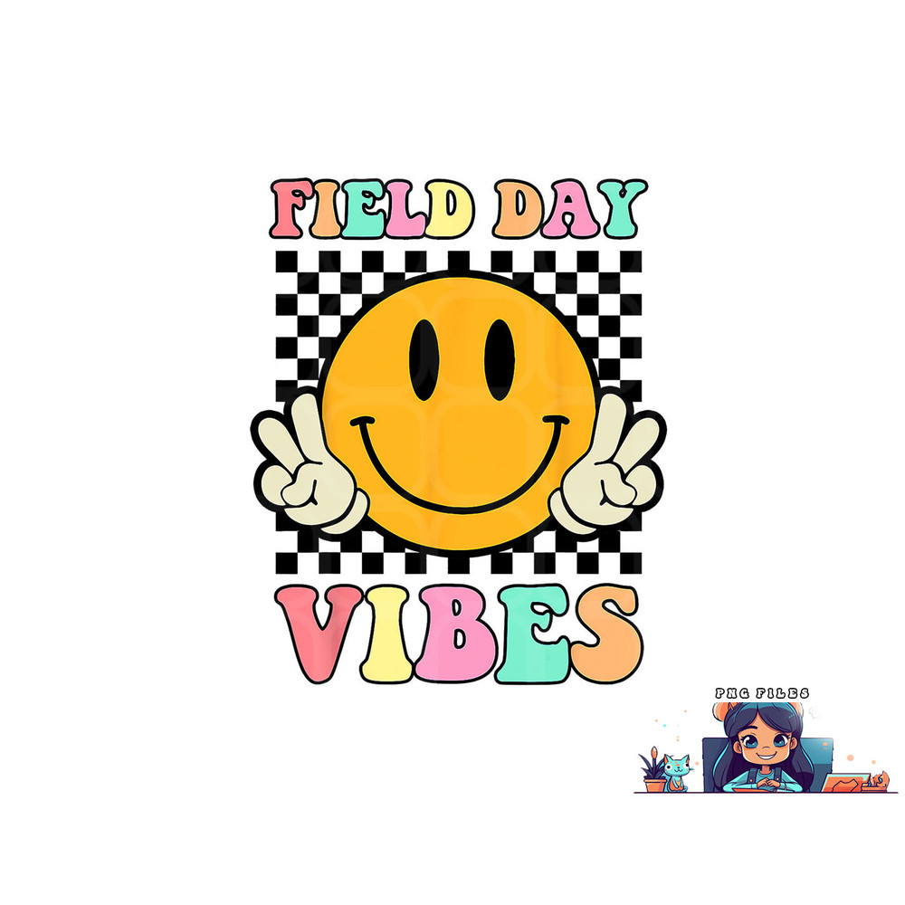 Hippie Field Day Vibes For Teacher Kids Field Day 2023 png, digital download copy.jpg