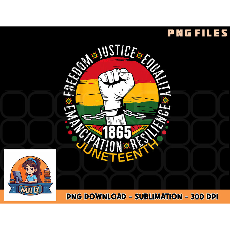 Juneteenth African American Black History 1865 Juneteenth png, digital download copy.jpg