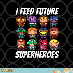 i feed future superheroes school lunch lady squad png, digital download copy