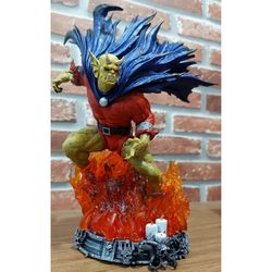 Etrigan the Demon DC 3D printed hand painted custom figure 1/6, Etrigan the Demon DC statue handpaint high detail