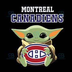 montreal canadiens baby yoda svg, sport svg, montreal canadiens svg, montreal ca
