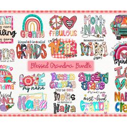 blessed grandma png bundle sublimation, nana sublimation,sublimation transfer,sublimation png,sublimation files,sublimat