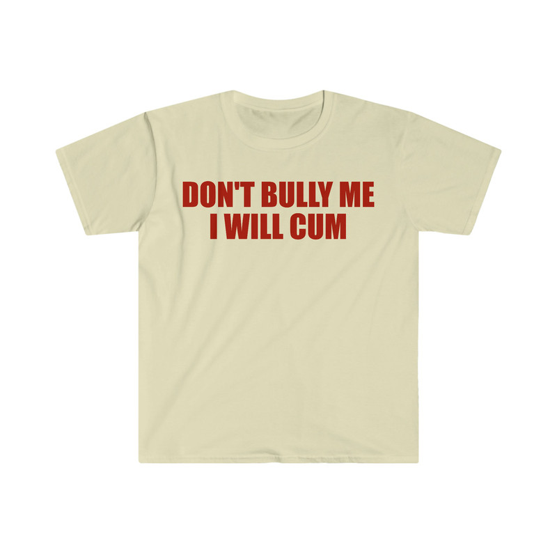 Don't Bully Me I Will Cum Funny Meme T Shirt - 7.jpg