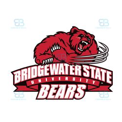 bridgewater state bears svg, sport svg, ncaa svg, bridgewater state svg, bridgew