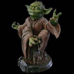 Yoda Star Wars figure 1/6, handpaint high detail, Yoda Star Wars statue handpaint high detail