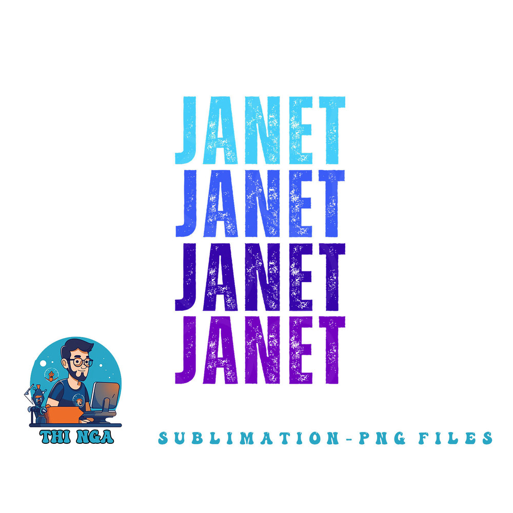 I Love Janet Pattern First Name Janet png, digital download copy.jpg