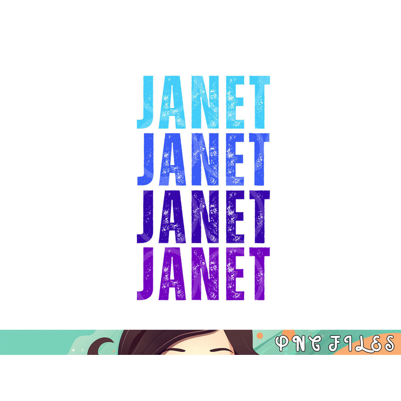 I Love Janet Pattern First Name Janet png, digital download copy.jpg