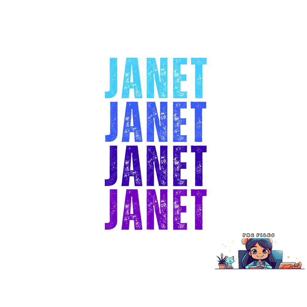 I Love Janet Pattern First Name Janet png, digital download copy.jpg
