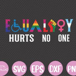 lgbt equality hurts no one pride human rights svg, eps, png, dxf, digital download