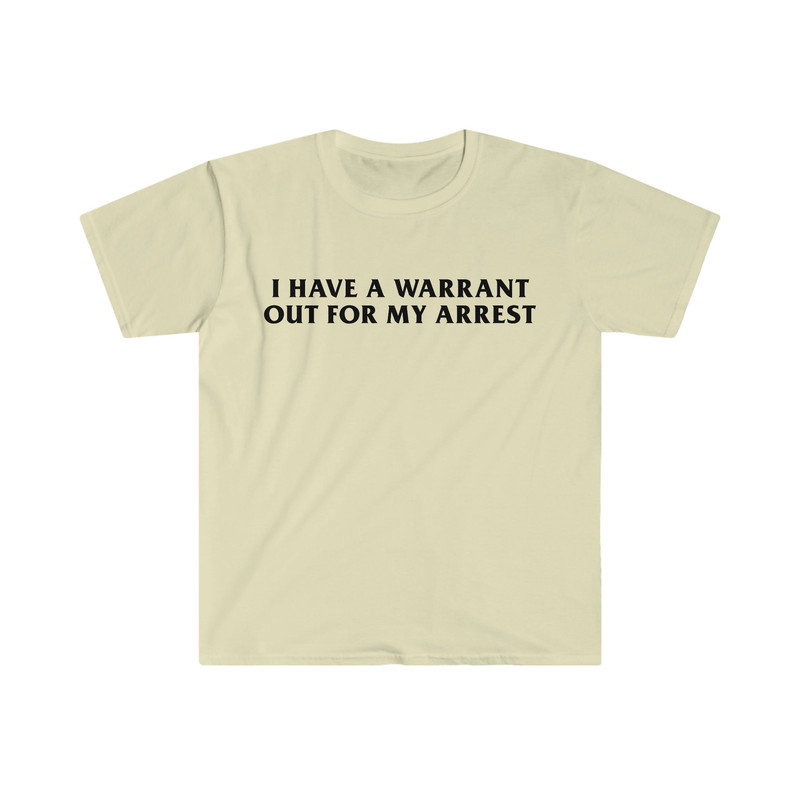 Funny Y2K TShirt - I Have a Warrant Out for My Arrest 2000's Celebrity Inspired Tee - Gift Shirt - 4.jpg