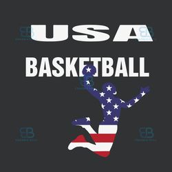 usa basketball american flag svg, sport svg, usa svg, basketball svg, american f