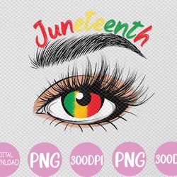 juneteenth eye african american women black history pride png,digital download