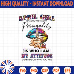april girl hippie - whisper words of wisdom png, birthday gift, april birthday sublimation printing