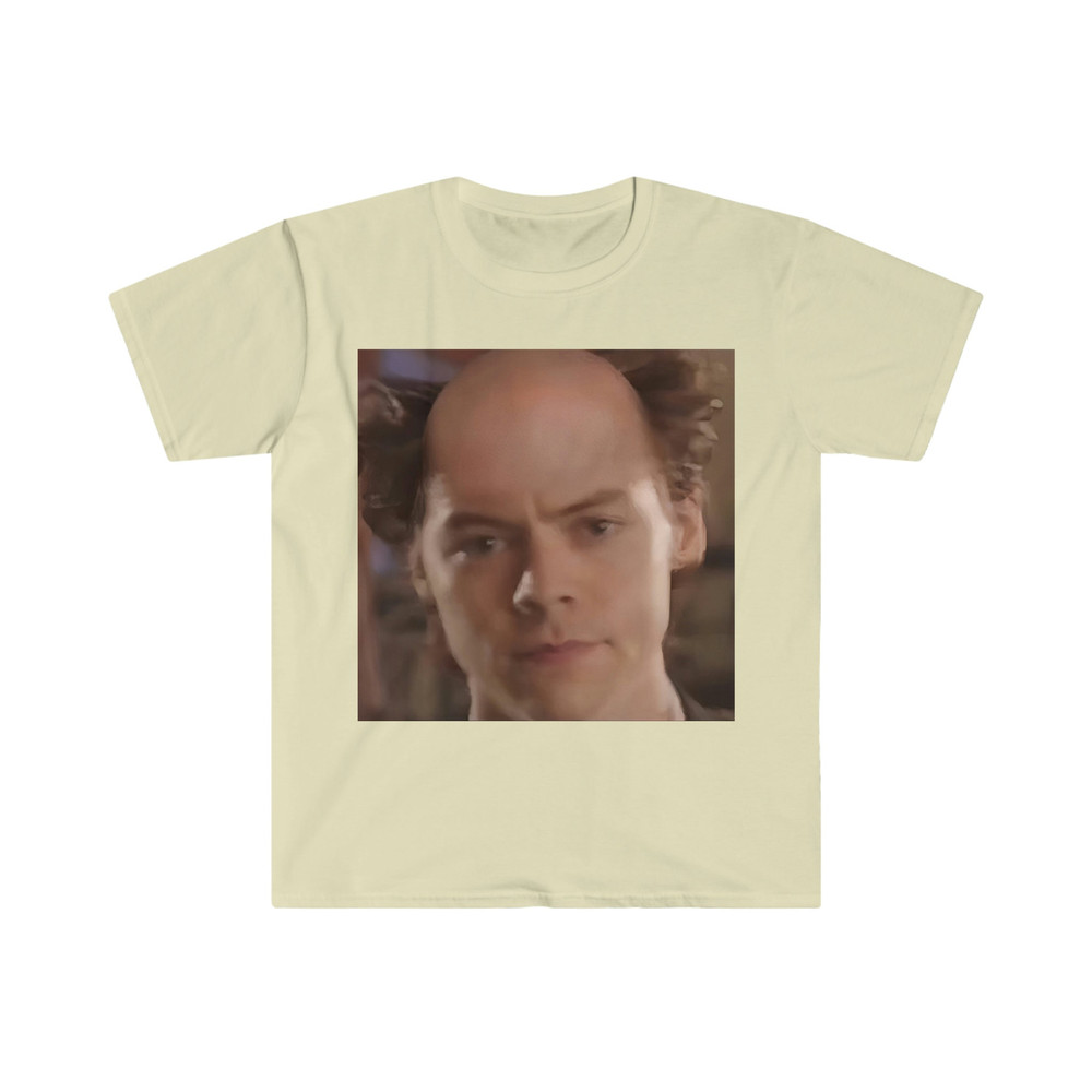Harry 1D Bald Style Selfie Meme TShirt Cursed One Direction Funny Meme Tee - 4.jpg