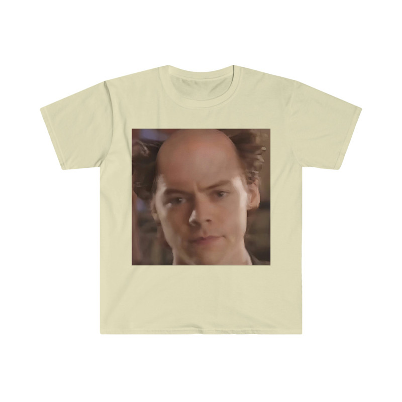 Harry 1D Bald Style Selfie Meme TShirt Cursed One Direction Funny Meme Tee - 4.jpg