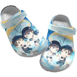 weathering with you crocs, weathering with you clog shoes unisex, anime crocs, anime clog shoes, anime sandals