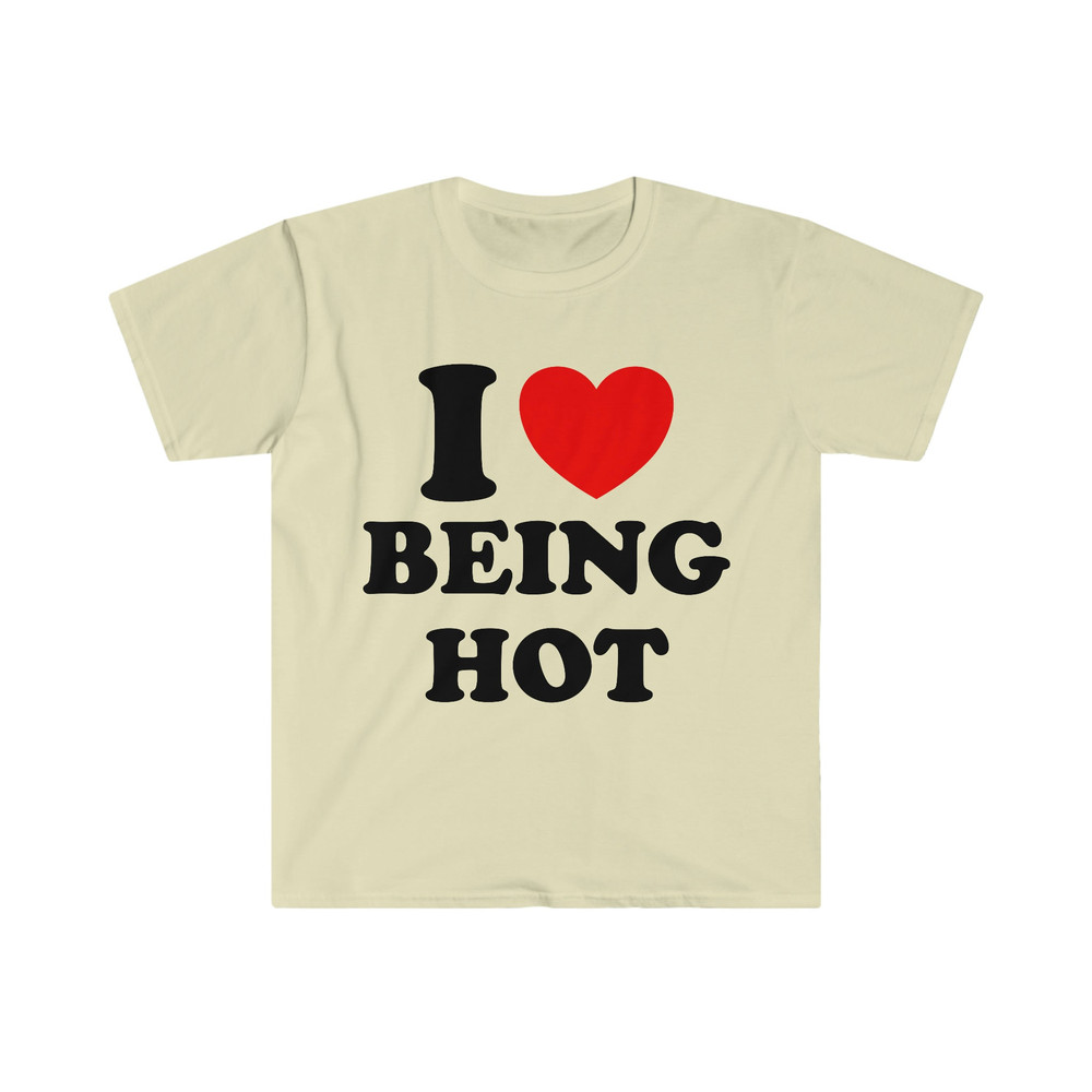 I Heart Love Being Hot Funny Meme Tee Shirt - 7.jpg