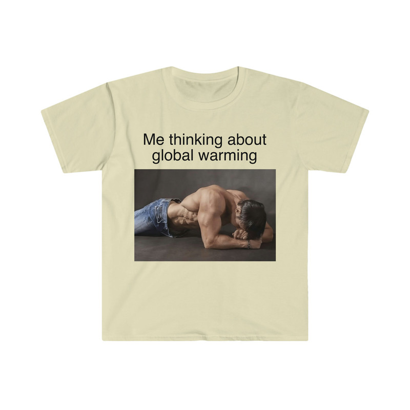 Me Thinking About Global Warming Funny Meme TShirt - 3.jpg