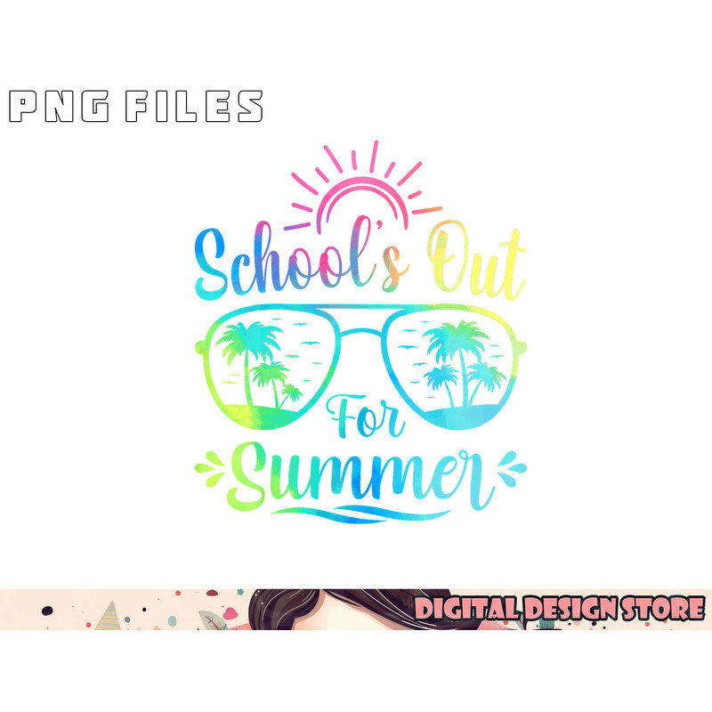 Last Day Of School Teacher Vintage School s Out For Summer png, digital download copy.jpg